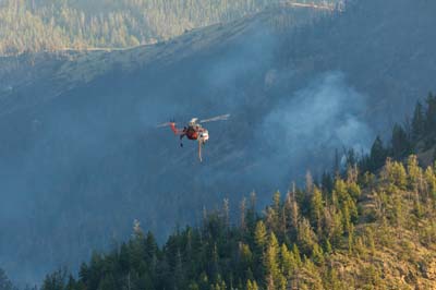 Shoshone National Forest Fire