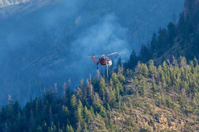 Shoshone National Forest Fire