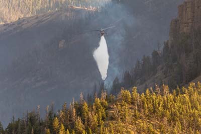 Shoshone National Forest Fire