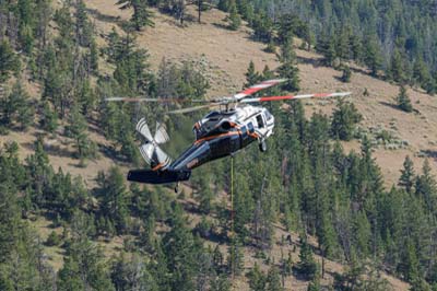 Shoshone National Forest Fire