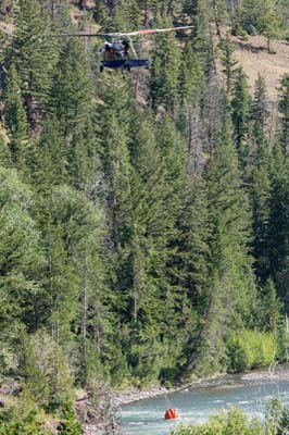 Shoshone National Forest Fire