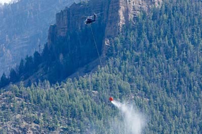 Shoshone National Forest Fire