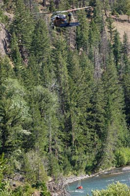 Shoshone National Forest Fire