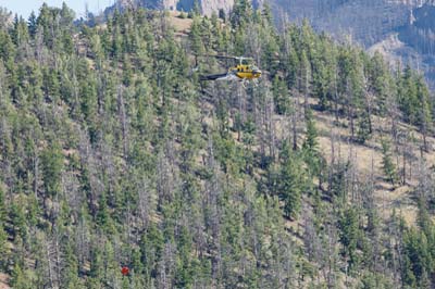 Shoshone National Forest Fire