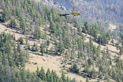 Shoshone National Forest Fire