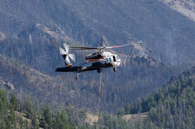 Shoshone National Forest Fire