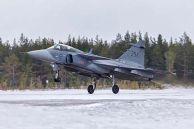 Lule Swedish Air Force Gripen