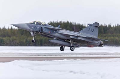 Lule Swedish Air Force Gripen
