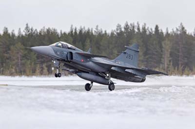 Lule Swedish Air Force Gripen