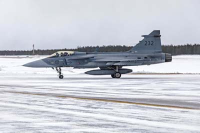 Lule Swedish Air Force Gripen