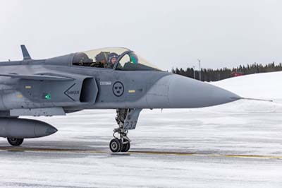 Lule Swedish Air Force Gripen