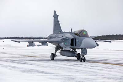 Lule Swedish Air Force Gripen