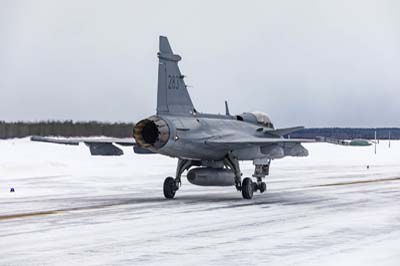 Lule Swedish Air Force Gripen