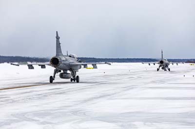 Lule Swedish Air Force Gripen
