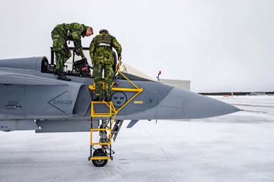 Lule Swedish Air Force Gripen