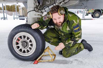 Lule Swedish Air Force Gripen