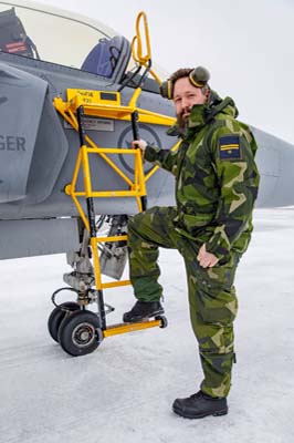 Lule Swedish Air Force Gripen