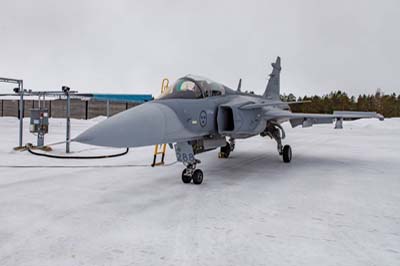 Lule Swedish Air Force Gripen