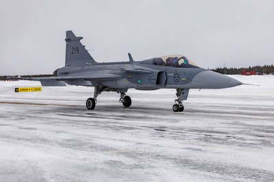 Lule Swedish Air Force Gripen