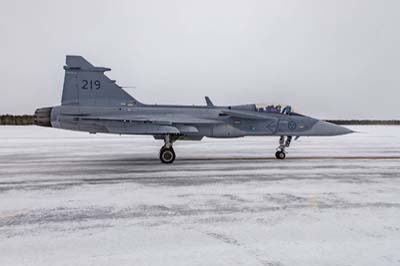 Lule Swedish Air Force Gripen