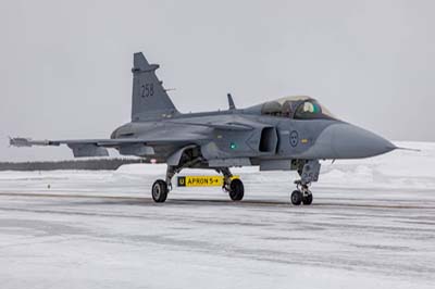 Lule Swedish Air Force Gripen