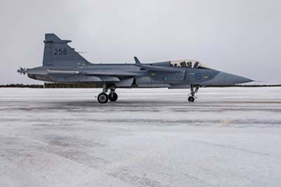 Lule Swedish Air Force Gripen