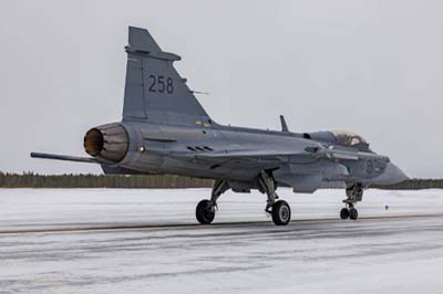 Lule Swedish Air Force Gripen