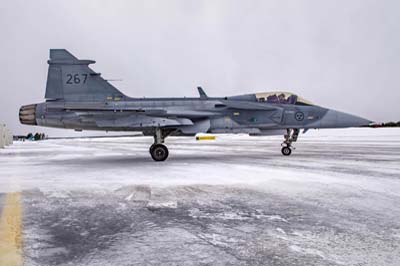 Lule Swedish Air Force Gripen
