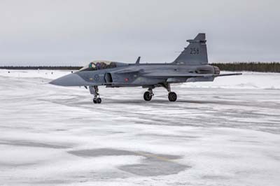 Lule Swedish Air Force Gripen