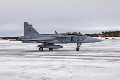 Lule Swedish Air Force Gripen