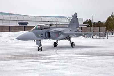 Lule Swedish Air Force Gripen