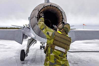 Lule Swedish Air Force Gripen