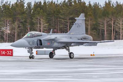 Lule Swedish Air Force Gripen