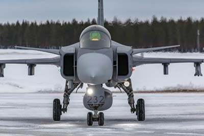 Lule Swedish Air Force Gripen