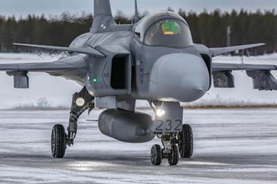 Lule Swedish Air Force Gripen