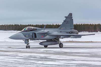 Lule Swedish Air Force Gripen