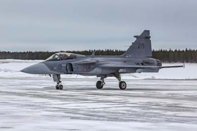 Lule Swedish Air Force Gripen
