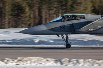Lule Swedish Air Force Gripen