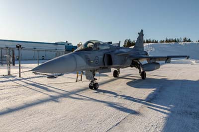 Lule Swedish Air Force Gripen