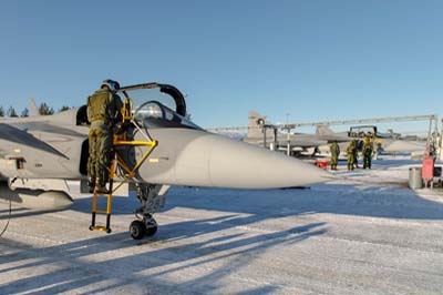 Lule Swedish Air Force Gripen