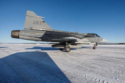 Lule Swedish Air Force Gripen