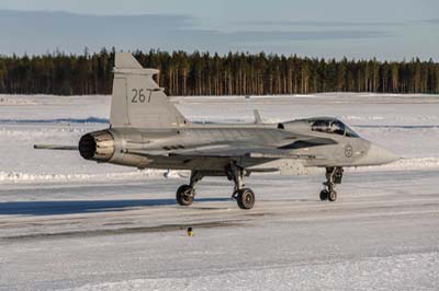 Lule Swedish Air Force Gripen