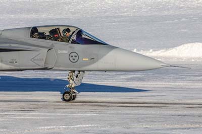 Lule Swedish Air Force Gripen