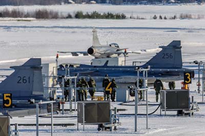 Lule Swedish Air Force Gripen