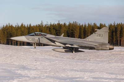 Lule Swedish Air Force Gripen