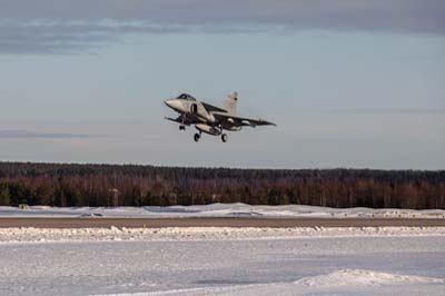 Lule Swedish Air Force Gripen