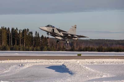 Lule Swedish Air Force Gripen