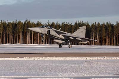 Lule Swedish Air Force Gripen