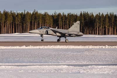 Lule Swedish Air Force Gripen