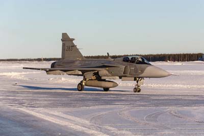 Lule Swedish Air Force Gripen